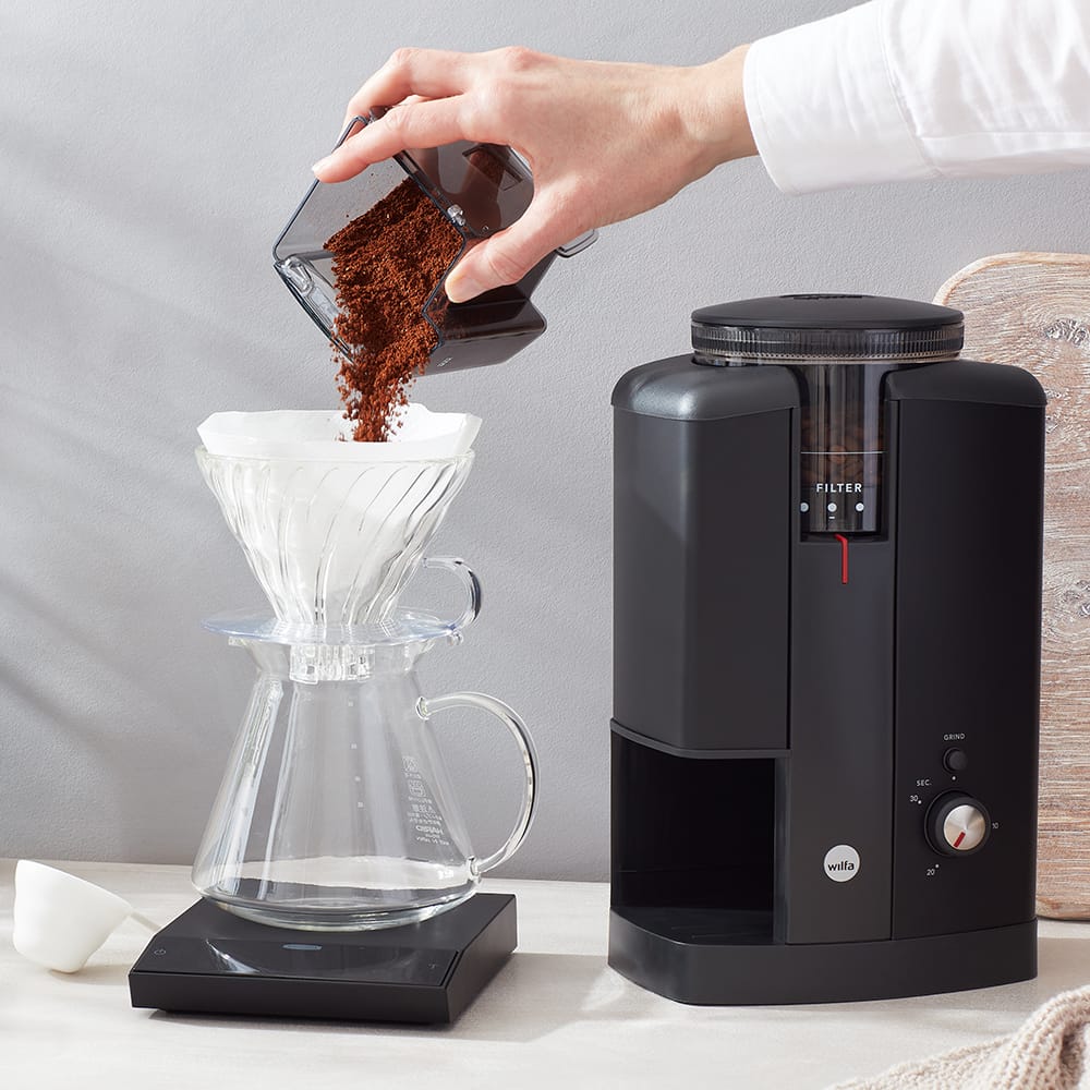 Wilfa Svart Aroma Precision Coffee Grinder (Black) - Image 4